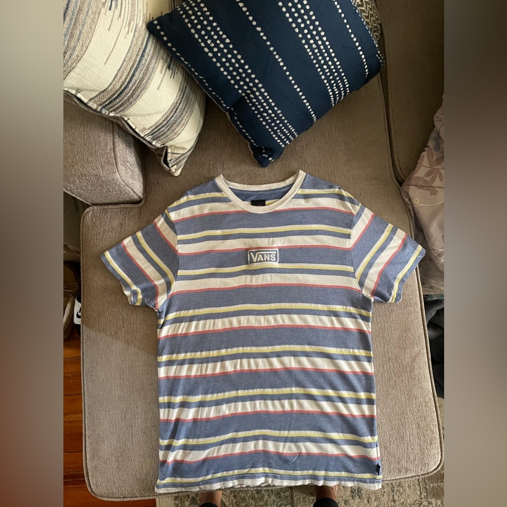 VANS Striped Ringer T-Shirt